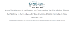 Desktop Screenshot of cliniquedenticare.com